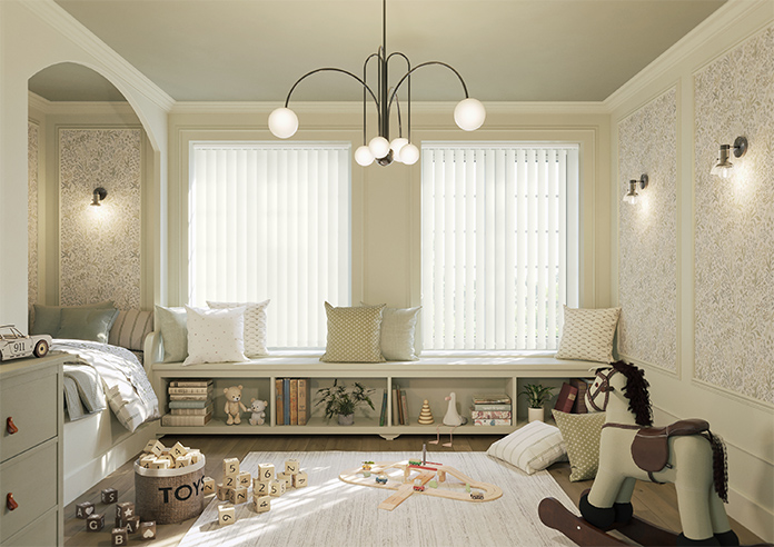 Milano, White - Vertical Blind - Image 8